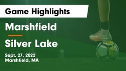 Marshfield  vs Silver Lake  Game Highlights - Sept. 27, 2022