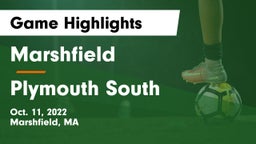 Marshfield  vs Plymouth South Game Highlights - Oct. 11, 2022