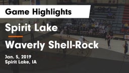 Spirit Lake  vs Waverly Shell-Rock  Game Highlights - Jan. 5, 2019
