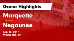 Marquette  vs Negaunee  Game Highlights - Feb 16, 2017