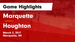 Marquette  vs Houghton  Game Highlights - March 2, 2017
