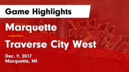 Marquette  vs Traverse City West  Game Highlights - Dec. 9, 2017