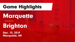 Marquette  vs Brighton  Game Highlights - Dec. 13, 2019