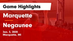 Marquette  vs Negaunee  Game Highlights - Jan. 3, 2020