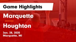Marquette  vs Houghton  Game Highlights - Jan. 28, 2020