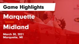 Marquette  vs Midland  Game Highlights - March 30, 2021