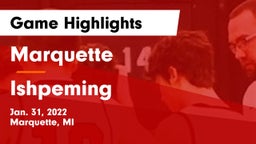 Marquette  vs Ishpeming  Game Highlights - Jan. 31, 2022