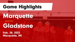 Marquette  vs Gladstone  Game Highlights - Feb. 28, 2023