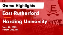 East Rutherford  vs Harding University  Game Highlights - Jan. 14, 2023