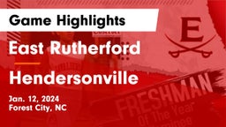 East Rutherford  vs Hendersonville  Game Highlights - Jan. 12, 2024