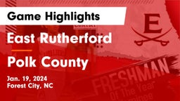 East Rutherford  vs Polk County  Game Highlights - Jan. 19, 2024
