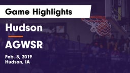 Hudson  vs AGWSR  Game Highlights - Feb. 8, 2019