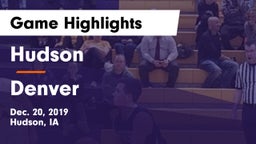 Hudson  vs Denver  Game Highlights - Dec. 20, 2019