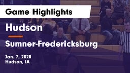 Hudson  vs Sumner-Fredericksburg  Game Highlights - Jan. 7, 2020