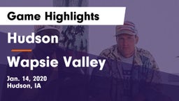 Hudson  vs Wapsie Valley  Game Highlights - Jan. 14, 2020