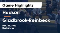 Hudson  vs Gladbrook-Reinbeck  Game Highlights - Dec. 22, 2020