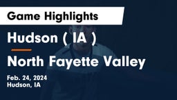 Hudson   ( IA ) vs North Fayette Valley Game Highlights - Feb. 24, 2024