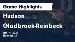 Hudson  vs Gladbrook-Reinbeck  Game Highlights - Jan. 4, 2022