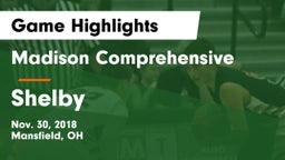 Madison Comprehensive  vs Shelby  Game Highlights - Nov. 30, 2018