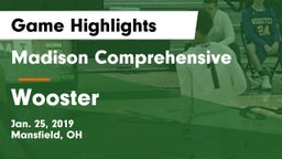 Madison Comprehensive  vs Wooster  Game Highlights - Jan. 25, 2019