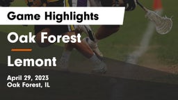 Oak Forest  vs Lemont  Game Highlights - April 29, 2023