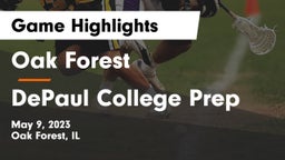 Oak Forest  vs DePaul College Prep  Game Highlights - May 9, 2023