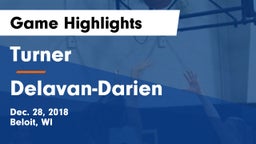 Turner  vs Delavan-Darien  Game Highlights - Dec. 28, 2018