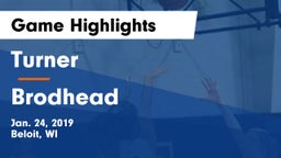 Turner  vs Brodhead Game Highlights - Jan. 24, 2019