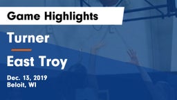 Turner  vs East Troy  Game Highlights - Dec. 13, 2019