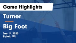 Turner  vs Big Foot  Game Highlights - Jan. 9, 2020