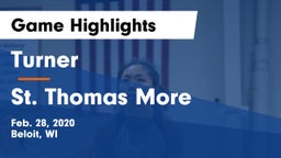 Turner  vs St. Thomas More Game Highlights - Feb. 28, 2020
