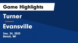 Turner  vs Evansville  Game Highlights - Jan. 24, 2023