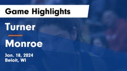 Turner  vs Monroe  Game Highlights - Jan. 18, 2024