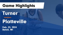Turner  vs Platteville  Game Highlights - Feb. 23, 2024