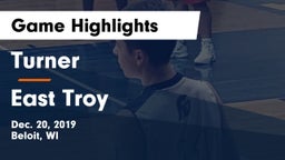 Turner  vs East Troy  Game Highlights - Dec. 20, 2019