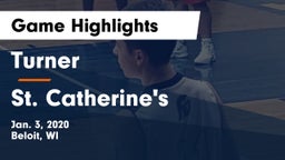 Turner  vs St. Catherine's  Game Highlights - Jan. 3, 2020