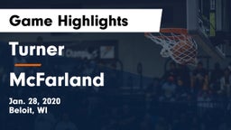 Turner  vs McFarland  Game Highlights - Jan. 28, 2020
