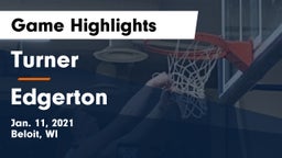 Turner  vs Edgerton  Game Highlights - Jan. 11, 2021