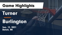Turner  vs Burlington  Game Highlights - Jan. 12, 2021