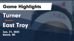 Turner  vs East Troy  Game Highlights - Jan. 21, 2022