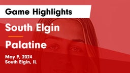 South Elgin  vs Palatine  Game Highlights - May 9, 2024