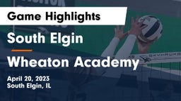 South Elgin  vs Wheaton Academy  Game Highlights - April 20, 2023