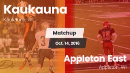 Matchup: Kaukauna  vs. Appleton East  2016