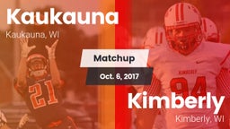 Matchup: Kaukauna  vs. Kimberly  2017