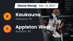 Recap: Kaukauna  vs. Appleton West  2017
