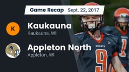 Recap: Kaukauna  vs. Appleton North  2017