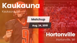 Matchup: Kaukauna  vs. Hortonville  2018