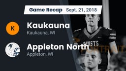 Recap: Kaukauna  vs. Appleton North  2018