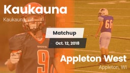 Matchup: Kaukauna  vs. Appleton West  2018