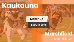 Matchup: Kaukauna  vs. Marshfield  2019